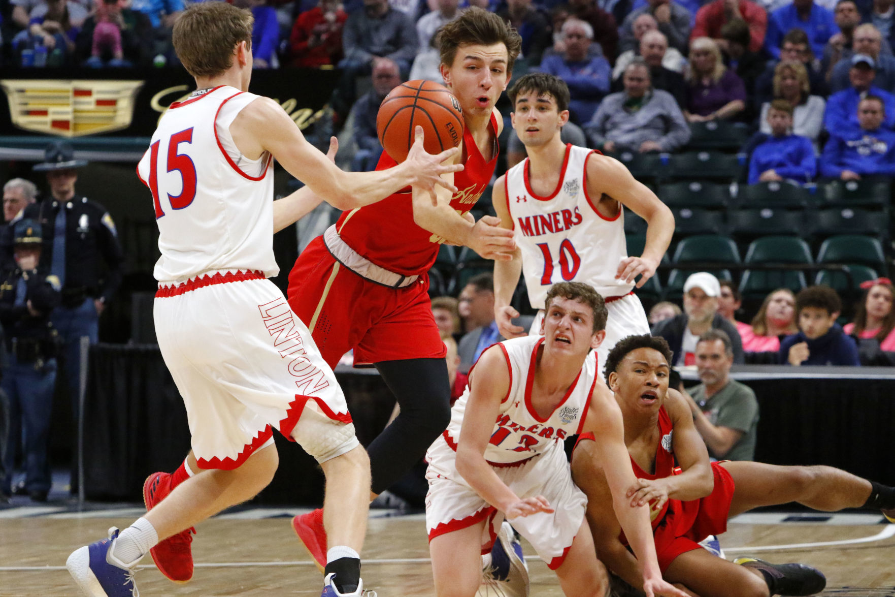 Boys basketball Class 2A state final - Andrean vs. Linton-Stockton